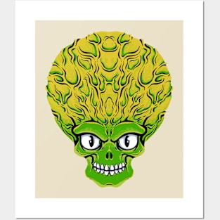 Alien t-shirt Posters and Art